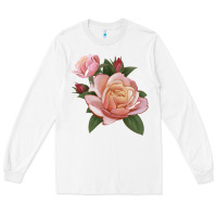 White State Of Grace Rose Long Sleeve Tee - LillyAllenDesigns