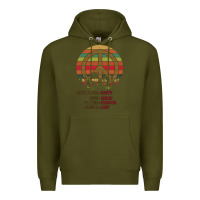 Army Green Birthplace Earth Race Human Peace Sign Hippie Premium Hoodie - Bettercallsaul