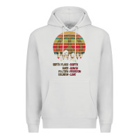 Dove Grey Birthplace Earth Race Human Peace Sign Hippie Premium Hoodie - Bettercallsaul