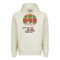 Oatmeal Heather Birthplace Earth Race Human Peace Sign Hippie Premium Hoodie - Bettercallsaul