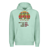Seafoam Birthplace Earth Race Human Peace Sign Hippie Premium Hoodie - Bettercallsaul
