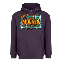 Plum mama cowboy western font cactuslove mom Heavyweight Hoodie - LillyAllenDesigns