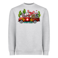 Ma Medical Assistant Nurse Truck With Cactus And Sunflowers Heavyweight Sweatshirt | Teevron
