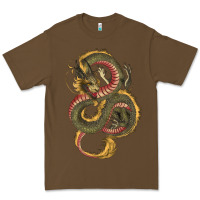 Cacao green and yellow dragon Premium Tee - RanaPortraitStore