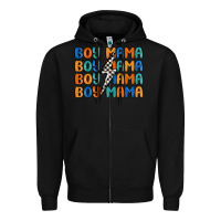 Black boy mama lightning bolt Zipper Hoodie - MaliasSmallBusiness