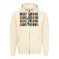 Sandshell boy mama lightning bolt Zipper Hoodie - MaliasSmallBusiness