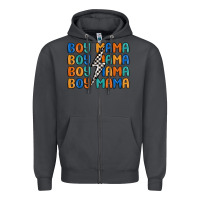 Smoke boy mama lightning bolt Zipper Hoodie - MaliasSmallBusiness