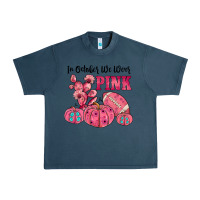 Midnight Navy in october we wear pink Urban Heavy Tee - JahusDesignShop
