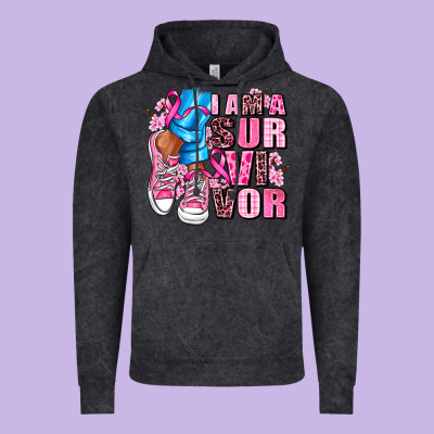 I Am A Survivor Vintage Hoodie Designed By Adodesignshop