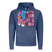 Vintage Denim i am a survivor Vintage Hoodie - AdoDesignShop