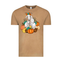 Vintage Camel Goat family fall pumpkins gemstone Vintage Tee - Artiststas