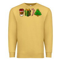 Antique Gold christmas items Premium Sweatshirt - LillyAllenDesigns