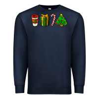 Navy christmas items Premium Sweatshirt - LillyAllenDesigns