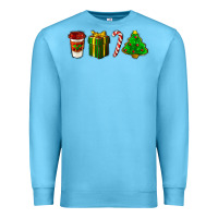 Ocean Blue christmas items Premium Sweatshirt - LillyAllenDesigns