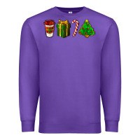 Purple christmas items Premium Sweatshirt - LillyAllenDesigns