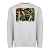 Christmas Indian Headdress Heavyweight Sweatshirt | Teevron