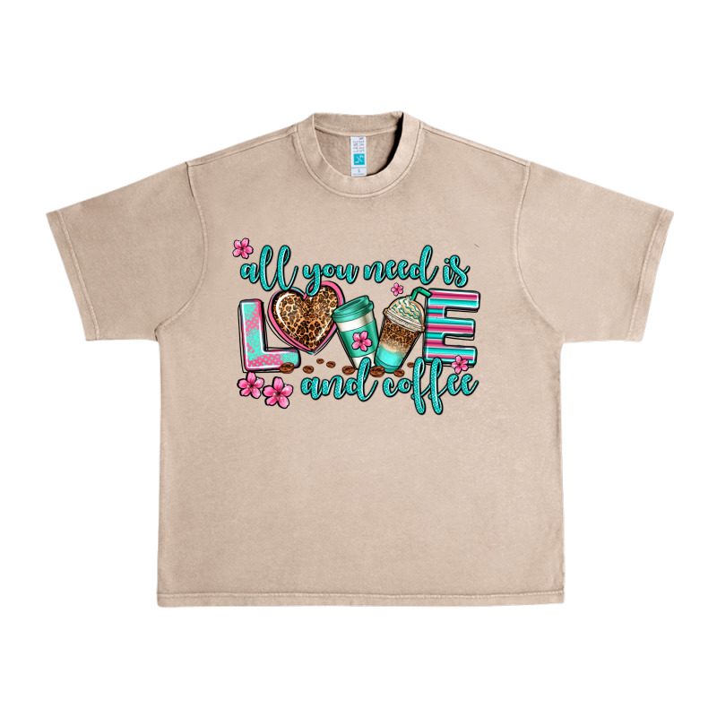 All You Need Is Love And Coffee Urban Heavy Tee by AdoDesignShop | Teevron