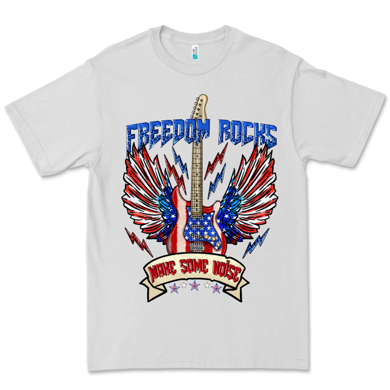 Freedom Rocks Make Some Noise Premium Tee by texasbilliewilder | Teevron