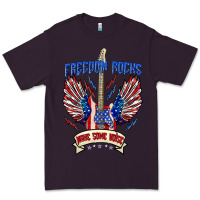 Plum freedom rocks make some noise Premium Tee - texasbilliewilder