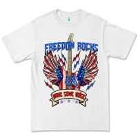 White freedom rocks make some noise Premium Tee - texasbilliewilder
