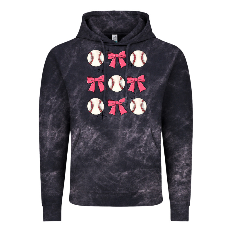 Baseball Coquette Bow Vintage Hoodie by JahusDesignShop | Teevron