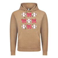 Vintage Coffee baseball coquette bow Vintage Hoodie - JahusDesignShop