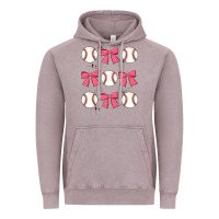 Vintage Zinc baseball coquette bow Vintage Hoodie - JahusDesignShop