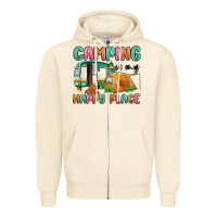 Camping Is My Happy Place Zipper Hoodie | Teevron
