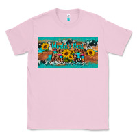 Bubblegum Pink world's best mom sunflower license plate Classic Tee - Artiststas