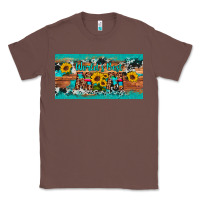 Chestnut world's best mom sunflower license plate Classic Tee - Artiststas