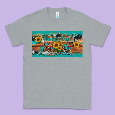 World's Best Mom Sunflower License Plate Classic Tee Designed By Artiststas
