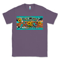 Lavender world's best mom sunflower license plate Classic Tee - Artiststas