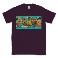 Plum world's best mom sunflower license plate Classic Tee - Artiststas