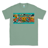 Sage world's best mom sunflower license plate Classic Tee - Artiststas