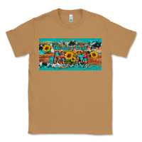 Toasted Coconut world's best mom sunflower license plate Classic Tee - Artiststas