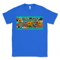 True Royal world's best mom sunflower license plate Classic Tee - Artiststas