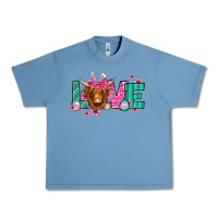 Pebble Blue love easter floral longhaired cow Urban Heavy Tee - Jasminsmagicworld