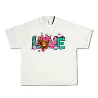 Pistachio love easter floral longhaired cow Urban Heavy Tee - Jasminsmagicworld