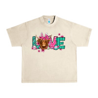 Sandshell love easter floral longhaired cow Urban Heavy Tee - Jasminsmagicworld