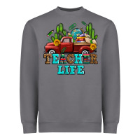 Storm teacher life western truck and books Heavyweight Sweatshirt - AdoDesignShop