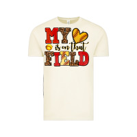 Vintage Arctic my heart is on that field softball Vintage Tee - AdoDesignShop