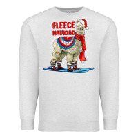 Oatmeal Heather Fleece Navidad Alpaca Premium Sweatshirt - LillyAllenDesigns