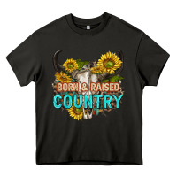 Asphalt born and raised country tbw Heavy Core Tee - texasbilliewilder