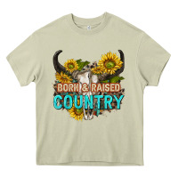 Mossy born and raised country tbw Heavy Core Tee - texasbilliewilder