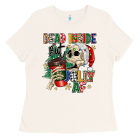 Bone dead inside but jolly as fuck Ladies Tee - MaliasSmallBusiness