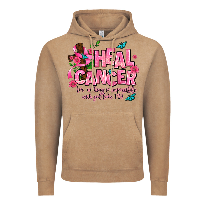 Heal Cancer Vintage Hoodie by AdoDesignShop | Teevron