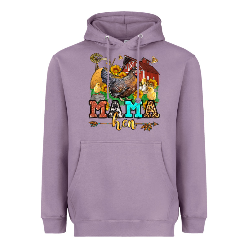 Mama Hen Heavyweight Hoodie by LillyAllenDesigns | Teevron