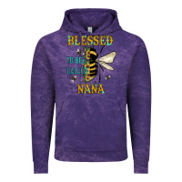 Cloud Purple Blessed To Bee Nana Vintage Hoodie - JahusDesignShop