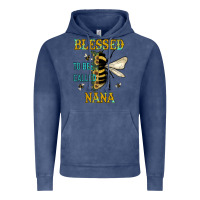 Vintage Denim Blessed To Bee Nana Vintage Hoodie - JahusDesignShop
