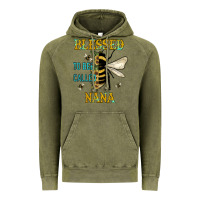 Vintage Olive Blessed To Bee Nana Vintage Hoodie - JahusDesignShop